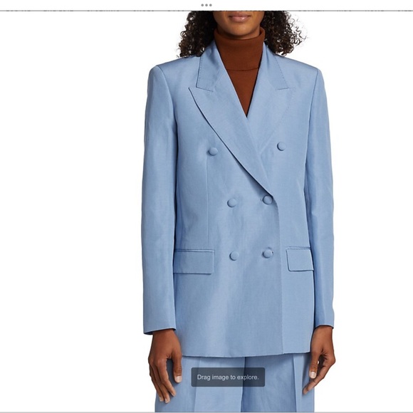 Lafayette 148 New York trinity double breasted blazer - Picture 2 of 8